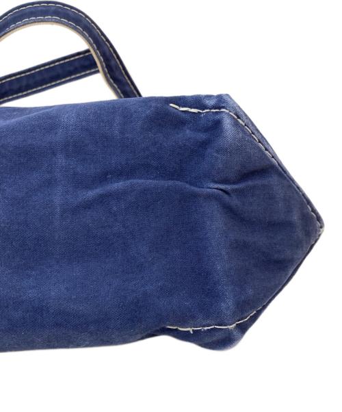 L.L.Bean（エルエルビーン）L.L.Bean (エルエルビーン) ダメージ加工トートバッグ ネイビー×アイボリー 未使用品の古着・服飾アイテム