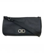 Salvatore Ferragamoサルヴァトーレ フェラガモ）の古着「ダブルガンチーニハンドバッグ」｜ブラック