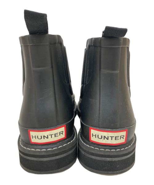 HUNTER（ハンター）HUNTER (ハンター) リファインドモックトゥチェルシーブーツ ブラック サイズ:39の古着・服飾アイテム