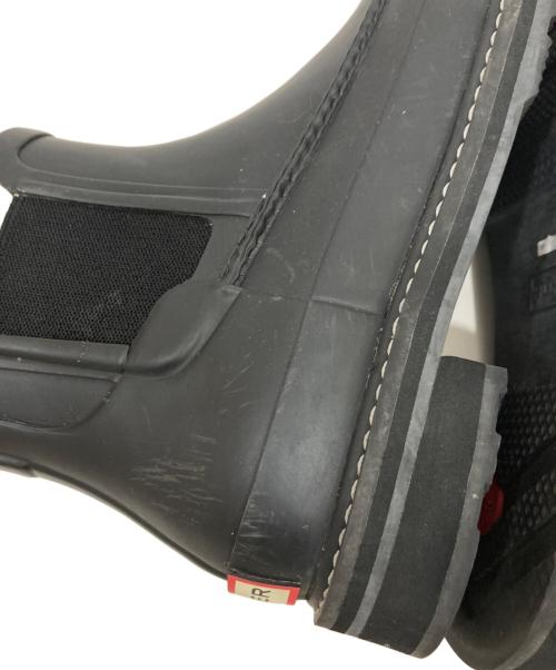 HUNTER（ハンター）HUNTER (ハンター) リファインドモックトゥチェルシーブーツ ブラック サイズ:39の古着・服飾アイテム