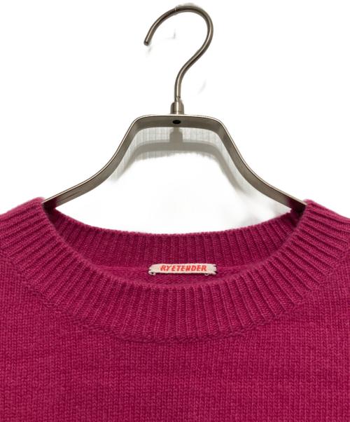 RYETEHDER（ライテンダー）RYETEHDER (ライテンダー) カシミヤ混ニット ピンク サイズ:2の古着・服飾アイテム