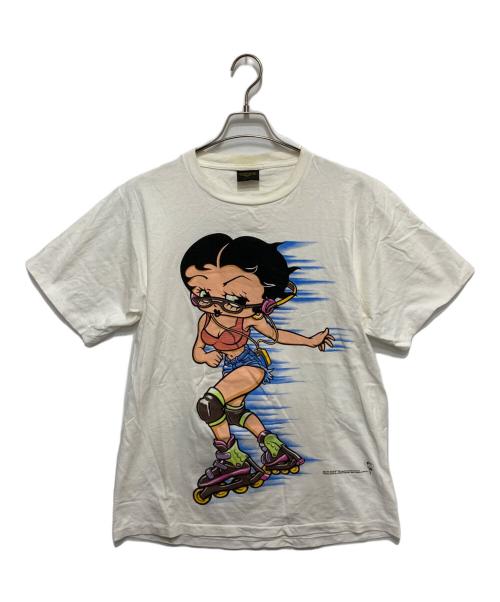 CHANGES（チェンジズ）CHANGES (チェンジズ) BETTY BOOP 両面プリントTシャツ ネイビー サイズ:Lの古着・服飾アイテム
