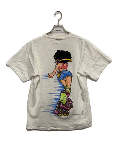 CHANGES（チェンジズ）CHANGES (チェンジズ) BETTY BOOP 両面プリントTシャツ ネイビー サイズ:Lの古着・服飾アイテム