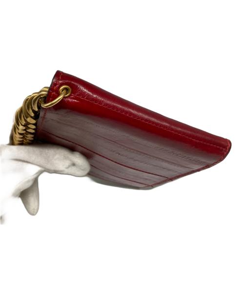 ALEXANDER McQUEEN（アレキサンダーマックイーン）ALEXANDER McQUEEN (アレキサンダーマックイーン) 2つ折り財布 レッドの古着・服飾アイテム