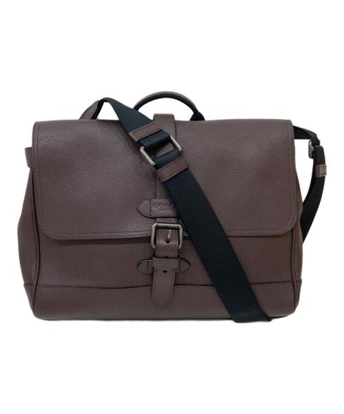 COACH（コーチ）COACH (コーチ) ハドソン レザー スリム ショルダーバッグ ブラウンの古着・服飾アイテム