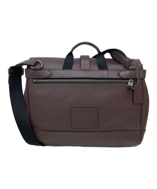 COACH（コーチ）COACH (コーチ) ハドソン レザー スリム ショルダーバッグ ブラウンの古着・服飾アイテム