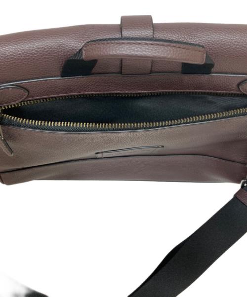 COACH（コーチ）COACH (コーチ) ハドソン レザー スリム ショルダーバッグ ブラウンの古着・服飾アイテム