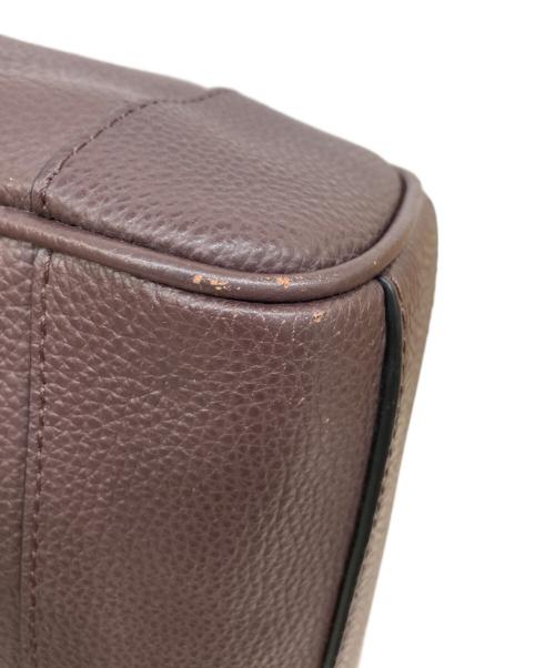 COACH（コーチ）COACH (コーチ) ハドソン レザー スリム ショルダーバッグ ブラウンの古着・服飾アイテム