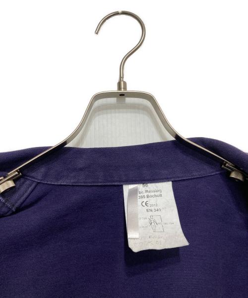 ヴィンテージ（ヴィンテージ）ヴィンテージ (ヴィンテージ) ダブルブレスフレンチワークジャケット パープル サイズ:不明の古着・服飾アイテム