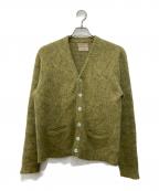 Kandaharカンダハー）の古着「モヘア混カーディガン」｜グリーン