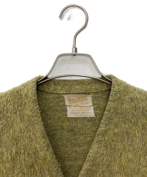Kandahar（カンダハー）Kandahar (カンダハー) モヘア混カーディガン グリーン サイズ:Mの古着・服飾アイテム