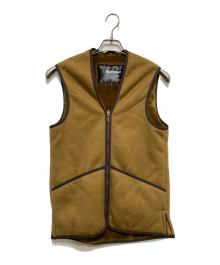 Barbour（バブアー）の古着「Reversible Fleece Vest」｜ブラウン