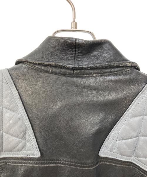 TT LEATHERS（ティティレザー）TT Leathers (ティティレザー) ダブルライダースジャケット ブラック サイズ:FREEの古着・服飾アイテム