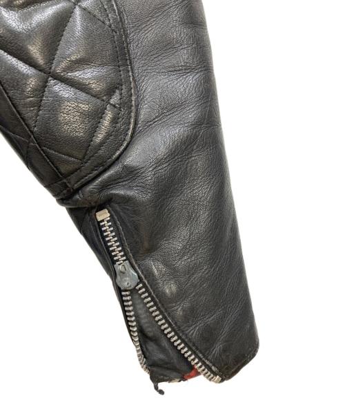 TT LEATHERS（ティティレザー）TT Leathers (ティティレザー) ダブルライダースジャケット ブラック サイズ:FREEの古着・服飾アイテム