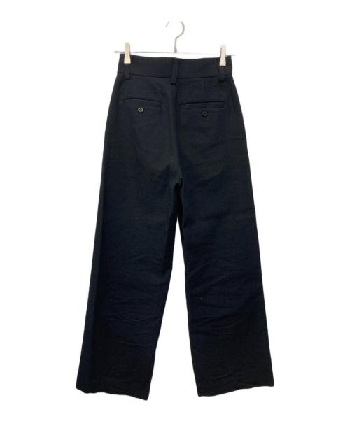 allureville（アルアバイル）allureville (アルアバイル) リネン混パンツ ブラック サイズ:1の古着・服飾アイテム