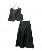 KBFケービーエフ）の古着「2WAYベストセパレートワンピース」｜グレー