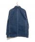 BURGUS PLUS (バーガスプラス) 14.25oz デニムカバーオール ダークユーズド サイズ:L：8000円