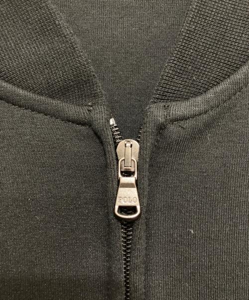 POLO RALPH LAUREN（ポロ・ラルフローレン）POLO RALPH LAUREN (ポロ・ラルフローレン) ジップアップスウェット ブラック サイズ:Ⅿの古着・服飾アイテム