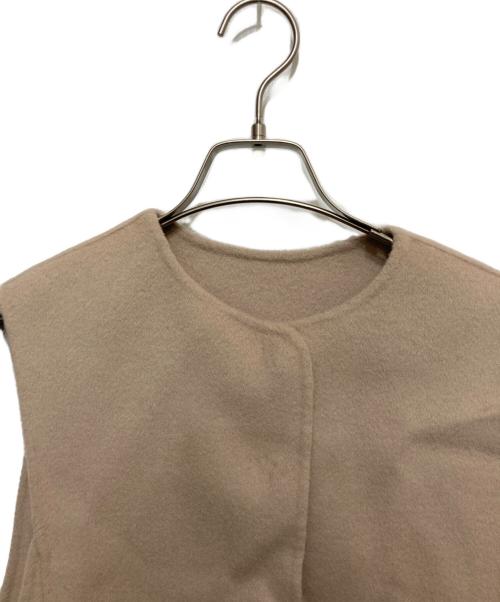 machatt（マチャット）machatt (マチャット) リバーウールベスト ベージュ サイズ:FREE 未使用品の古着・服飾アイテム