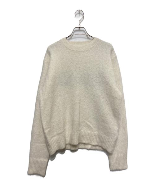 the Barnnet（ザ バーネット）the Barnnet (ザ バーネット) Glitter Logo Alpaca Knit ホワイト サイズ:不明の古着・服飾アイテム