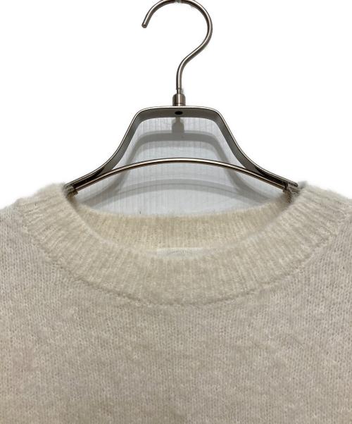 the Barnnet（ザ バーネット）the Barnnet (ザ バーネット) Glitter Logo Alpaca Knit ホワイト サイズ:不明の古着・服飾アイテム