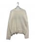 the Barnnet（ザ バーネット）の古着「Glitter Logo Alpaca Knit」｜ホワイト