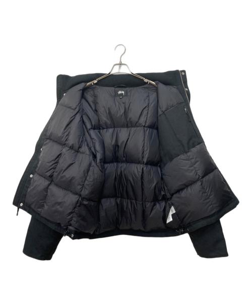 stussy（ステューシー）stussy (ステューシー) Short Down Jacket ブラック サイズ:XLの古着・服飾アイテム