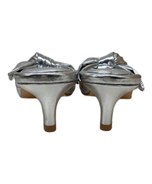 room306（ルームサンマルロクコンテンポラリー）room306 (ルームサンマルロクコンテンポラリー) Mule Sandal シルバー サイズ:37の古着・服飾アイテム