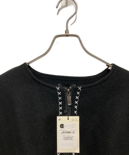 Desigual（デシグアル）Desigual (デシグアル) ベルト 刺繍ポンチョ ブラック サイズ:FREE 未使用品の古着・服飾アイテム
