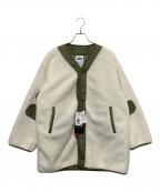 ALPHAアルファ）の古着「BOA QUILT LINER 2WAY COAT　ボア キルト ライナー ツーウェイ コート」｜ホワイト
