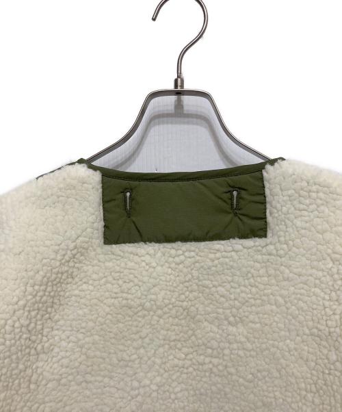 ALPHA（アルファ）ALPHA (アルファ) BOA QUILT LINER 2WAY COAT　ボア キルト ライナー ツーウェイ コート ホワイト サイズ:L 未使用品の古着・服飾アイテム