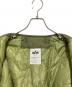 中古・古着 ALPHA (アルファ) BOA QUILT LINER 2WAY COAT　ボア キルト ライナー ツーウェイ コート ホワイト サイズ:L 未使用品：7000円