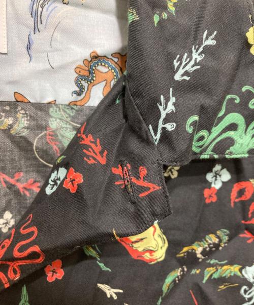 PS Paul Smith（ＰＳポールスミス）PS Paul Smith (ＰＳポールスミス) アロハシャツ ブラック サイズ:Lの古着・服飾アイテム