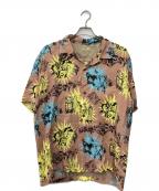 Sun Surfサンサーフ）の古着「KEONI OF HAWAII “GAUGUIN WOODCUT III(3)” by JOHN MEIGS」｜ベージュ