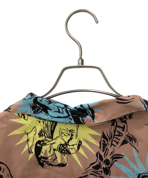 Sun Surf（サンサーフ）Sun Surf (サンサーフ) KEONI OF HAWAII “GAUGUIN WOODCUT III(3)” by JOHN MEIGS ベージュ サイズ:XLの古着・服飾アイテム