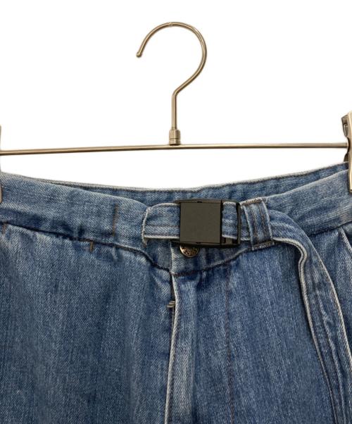 THE NORTHFACE PURPLELABEL（ザ・ノースフェイス パープルレーベル）THE NORTHFACE PURPLELABEL (ザ・ノースフェイス パープルレーベル) Denim Wide Tapered Pants ブルー サイズ:Sの古着・服飾アイテム