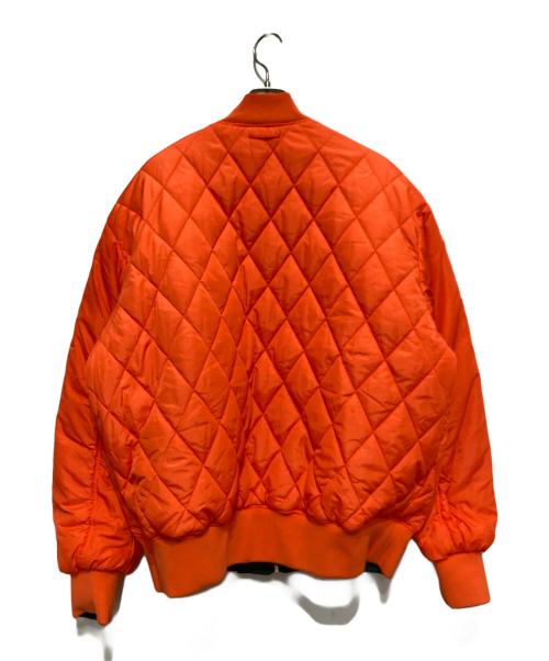 adidas（アディダス）adidas (アディダス) オーバーサイズ リバーシブル ボンバージャケット グリーン サイズ:Lの古着・服飾アイテム