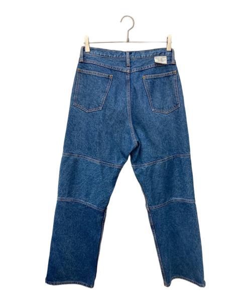 KYOU（キョウ）KYOU (キョウ) LUMBERJACK Patchwork by 80s Reproduced Denim Pants　ランバージャック パッチワーク バイ エイティーズ リプロデュースド デニム パンツ ブルー サイズ:	SIZE 1の古着・服飾アイテム
