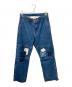 KYOU（キョウ）の古着「LUMBERJACK Patchwork by 80s Reproduced Denim Pants　ランバージャック パッチワーク バイ エイティーズ リプロデュースド デニム パンツ」｜ブルー