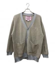 TTT MSW（ティー モダンストリートウェア）の古着「Lame Cardigan」｜グレージュ
