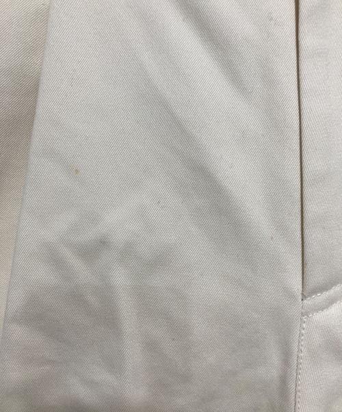 STUDIO NICHOLSON（スタジオ ニコルソン）STUDIO NICHOLSON (スタジオ ニコルソン) SORTE PEACHED COTTON TWILL VOLUME PLEAT PANTS ベージュ サイズ:XSの古着・服飾アイテム