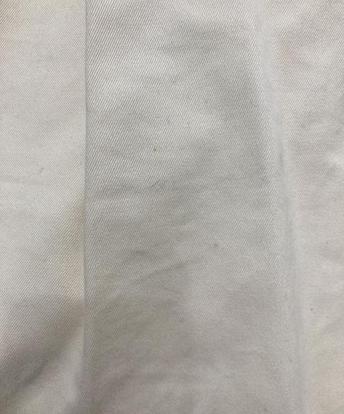 STUDIO NICHOLSON（スタジオ ニコルソン）STUDIO NICHOLSON (スタジオ ニコルソン) SORTE PEACHED COTTON TWILL VOLUME PLEAT PANTS ベージュ サイズ:XSの古着・服飾アイテム