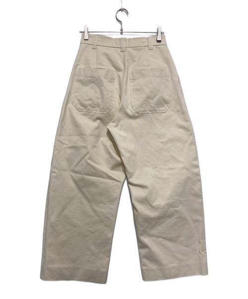 STUDIO NICHOLSON（スタジオ ニコルソン）STUDIO NICHOLSON (スタジオ ニコルソン) SORTE PEACHED COTTON TWILL VOLUME PLEAT PANTS ベージュ サイズ:XSの古着・服飾アイテム