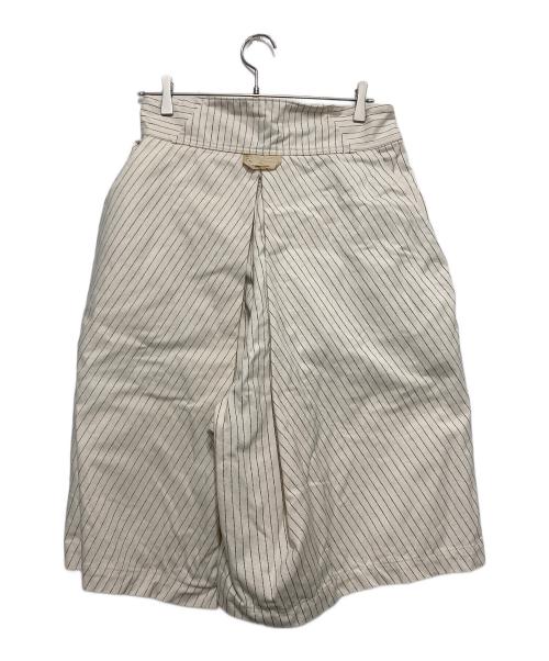 KAPITAL（キャピタル）KAPITAL (キャピタル) ヒッコリーキュロットパンツ アイボリー サイズ:Ⅿの古着・服飾アイテム