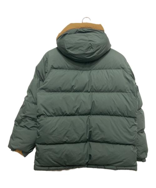 NEW BALANCE（ニューバランス）NEW BALANCE (ニューバランス) ユーティリティーリバーシブルグースダウンジャケット ベージュ×グリーン サイズ:Ⅿの古着・服飾アイテム