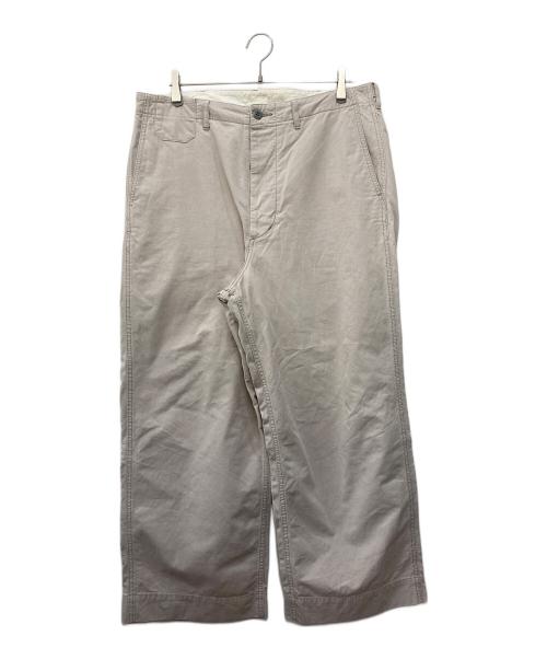 AOZORA（アオゾラブルーヘブン）AOZORA (アオゾラブルーヘブン) ウンサイ天日干し 太チノパン ベージュ サイズ:4の古着・服飾アイテム