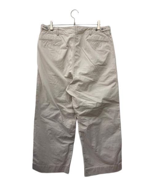 AOZORA（アオゾラブルーヘブン）AOZORA (アオゾラブルーヘブン) ウンサイ天日干し 太チノパン ベージュ サイズ:4の古着・服飾アイテム
