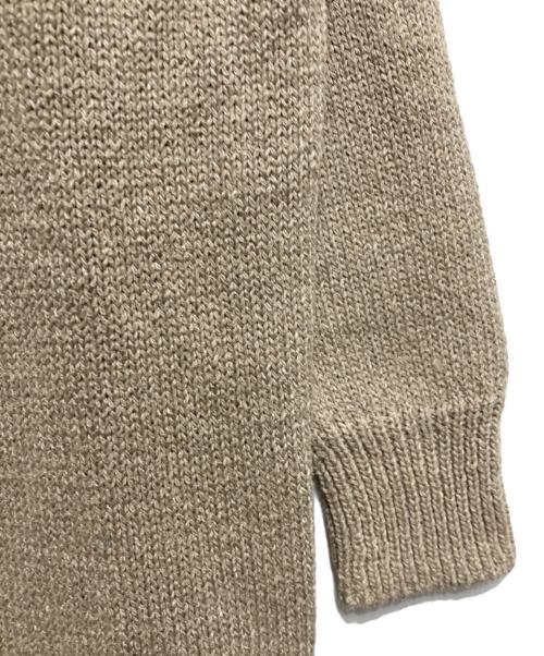 MUSE de Deuxieme Classe（ミューズ ドゥーズィエム クラス）MUSE de Deuxieme Classe (ミューズ ドゥーズィエム クラス) Liry Linen スリットカーディガン ベージュ サイズ:不明の古着・服飾アイテム