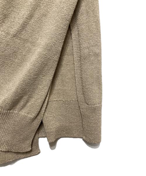 MUSE de Deuxieme Classe（ミューズ ドゥーズィエム クラス）MUSE de Deuxieme Classe (ミューズ ドゥーズィエム クラス) Liry Linen スリットカーディガン ベージュ サイズ:不明の古着・服飾アイテム
