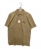 Burberry'sバーバリー）の古着「ノヴァチェックラインンポロシャツ」｜ベージュ